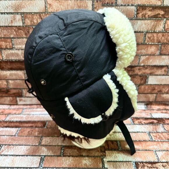 STETSON Men’s Sherpa Nylon Aviator Trapper Hat - Picture 6 of 11